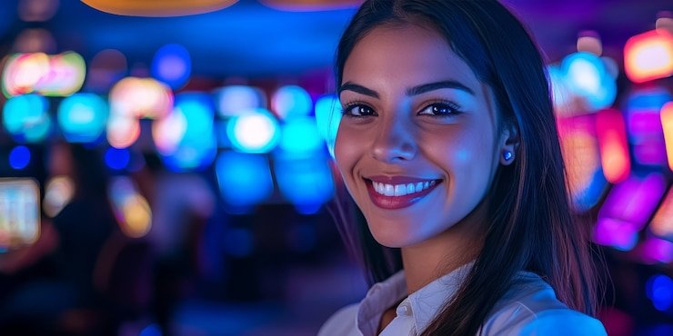 Pengguna memeriksa akun y28 di ponsel